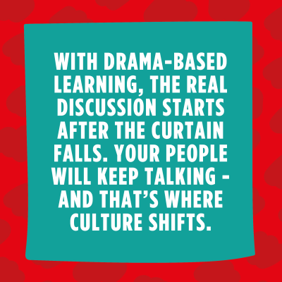 Is drama-based experiential training remembered longer than traditional training