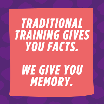 Is drama-based experiential training remembered longer than traditional training