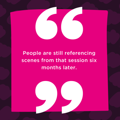Is drama-based experiential training remembered longer than traditional training