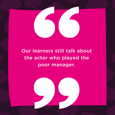 Is drama-based experiential training remembered longer than traditional training